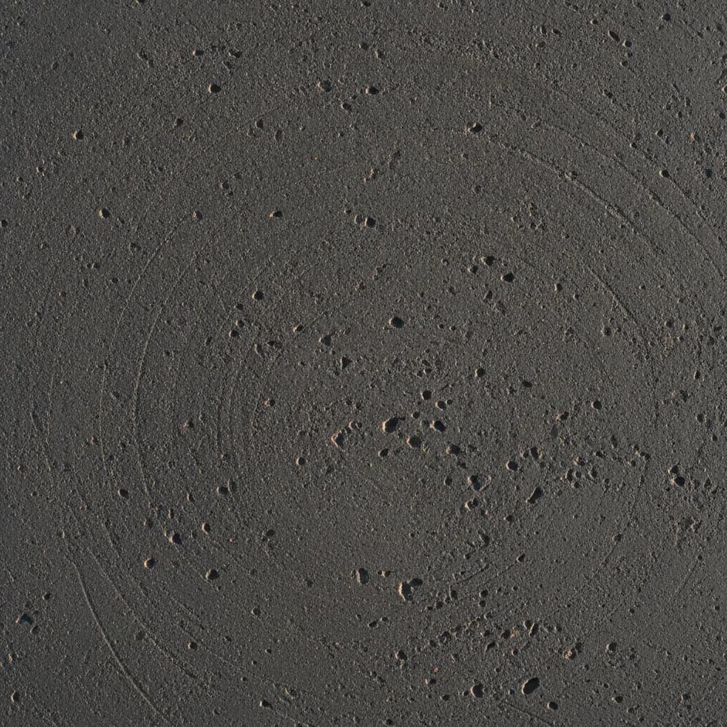 Diamond-ground concrete slab profiled for a coating